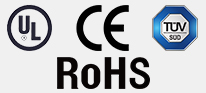 所有產(chǎn)品均通過(guò)UL、RoHS、CE、TUV認(rèn)證，榮獲70余項(xiàng)國(guó)家專(zhuān)利